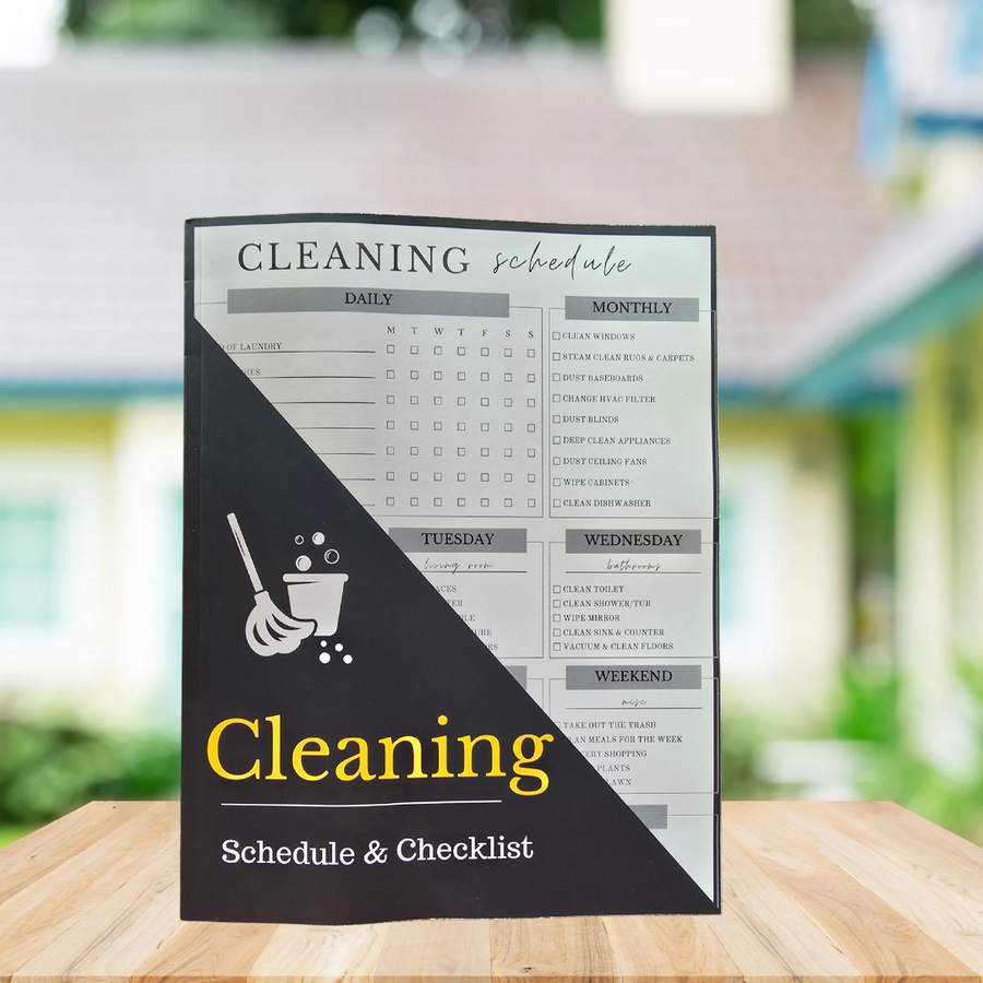 Daily Weekly and Monthly Cleaning Schedule & Checklist – 3B